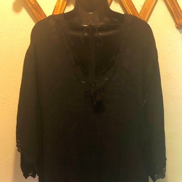 Miss Chevious Black Bathing Suit Cover Up - XL - Picture 4 of 8